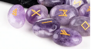 Ametyst Stone Rune Fortune-telling Runes Stones