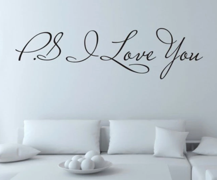 PS I Love You Wall Art Decal Home Decor