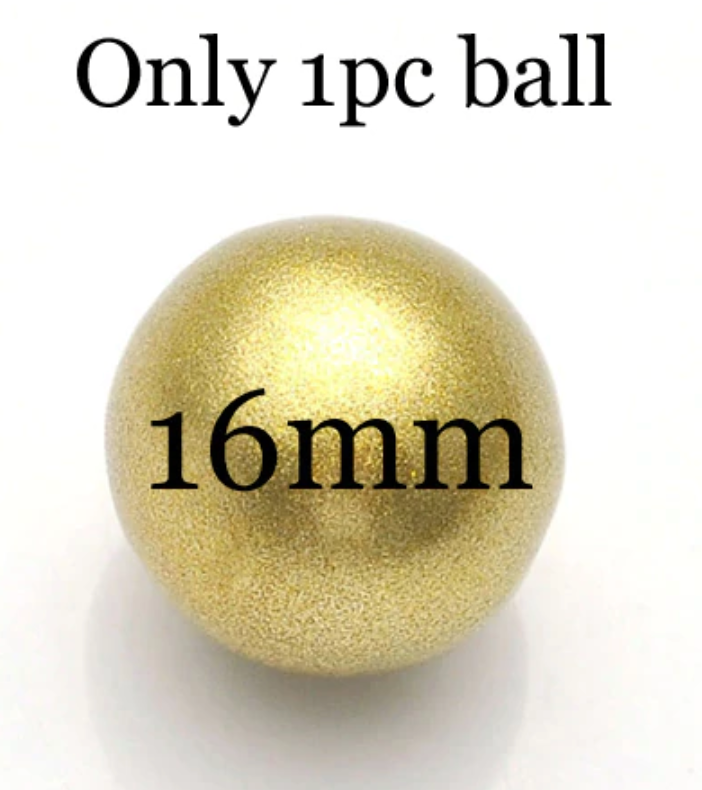 Gold colour insert ball for pendants